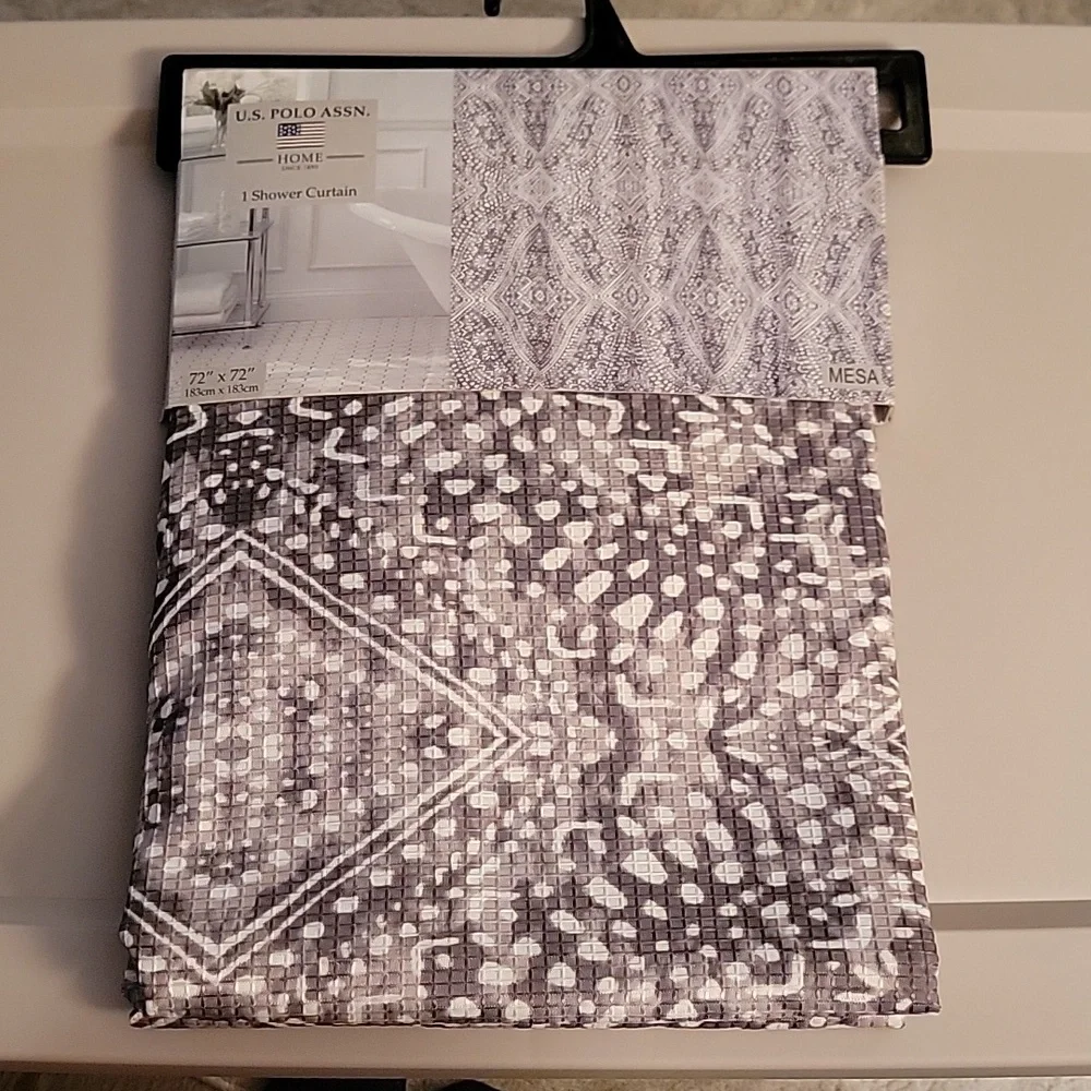 (J26) U.S. Polo Assn. 1 shower curtain